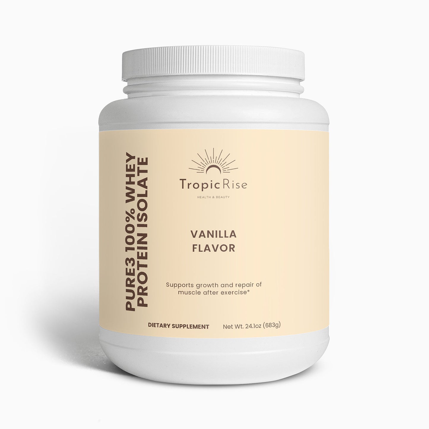 Pure3 100% Whey Protein Isolate (Vanilla)
