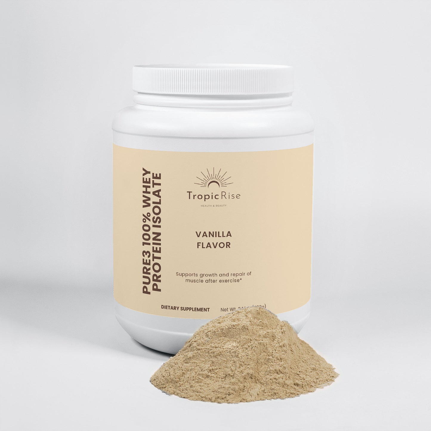 Pure3 100% Whey Protein Isolate (Vanilla)