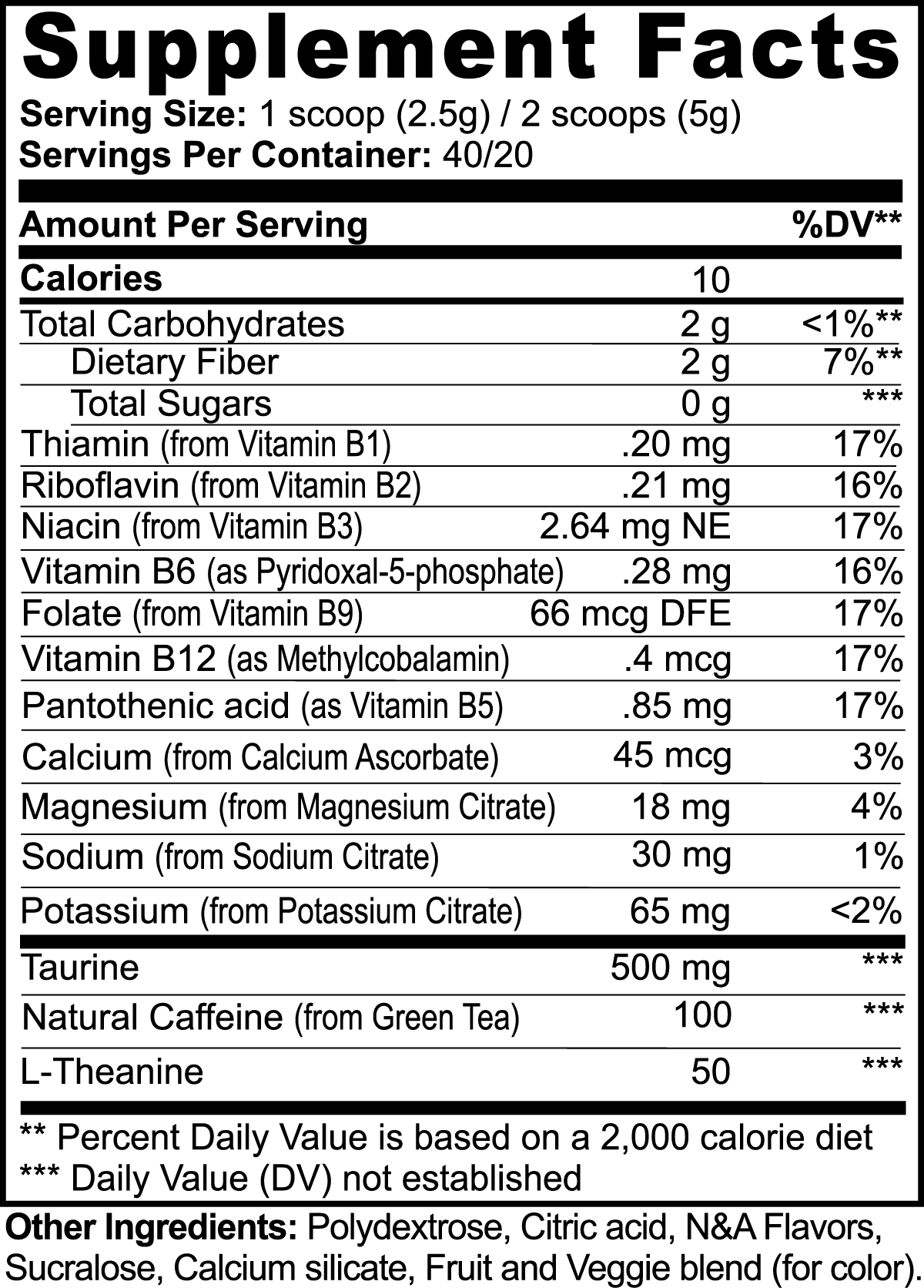 Energy Powder (Yuzu Dream)